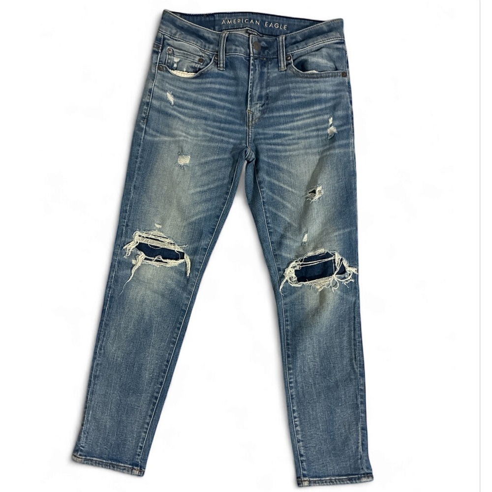American Eagle Outfitters skinny jeans sz 28 distressed